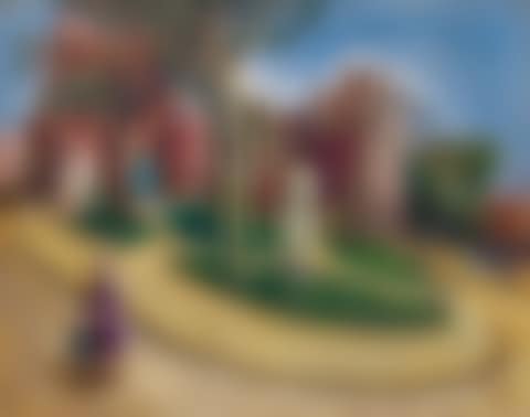 Woman And Child Walking In Park (Sorbonne Square) (preview)