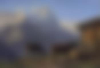 Paysage aux Montagnes avec vaches (preview)
