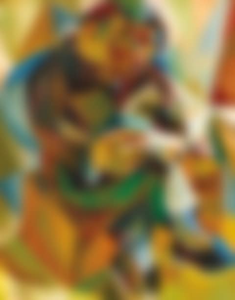 SEATED MAN READING (preview)