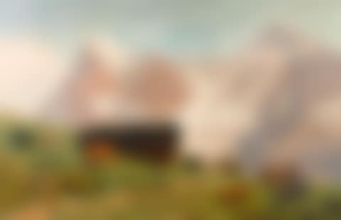 Cows in a meadow before the Eiger and Jungfrau (preview)