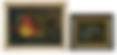 Flower still life and fruit still life, two pieces (preview)